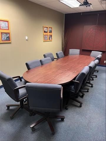 Boardroom Table With 12 Chairs (Off)