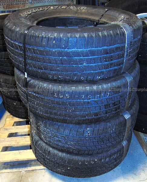 Set of 4 Goodyear Wrangler Fortitude HT Tires