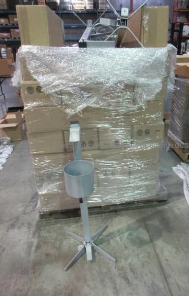 UBT Shield Industrial Pedal Activated Hand Sanitizer Stands