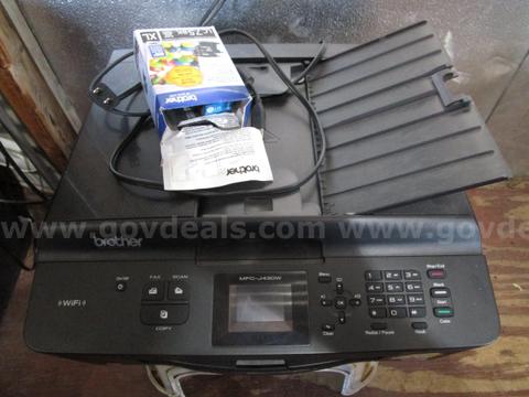 (1) USED BROTHER PRINTER, MFC-J430W; PARTS OR REPAIR
