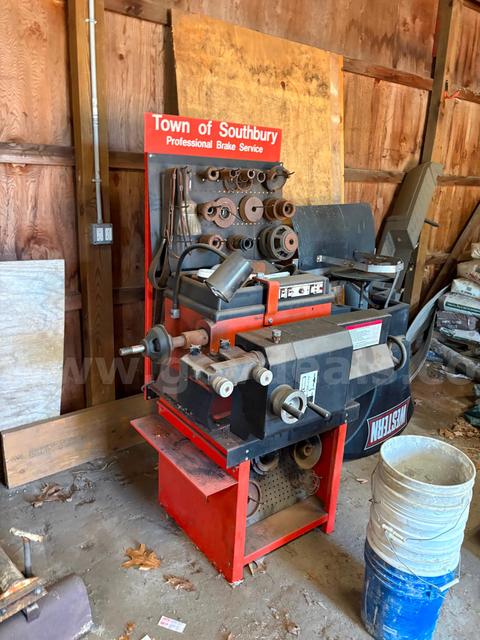 Brake and rotor lathe