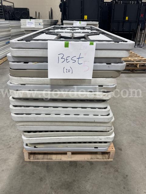 Lot of Folding Banquet Tables - 8 foot