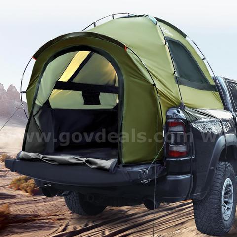 FREE SHIPPING - Factory Sealed: Waterproof Truck Bed Tent for Camping β Fits 5.5β6ft Beds β 2β3 Person Tent with Windows