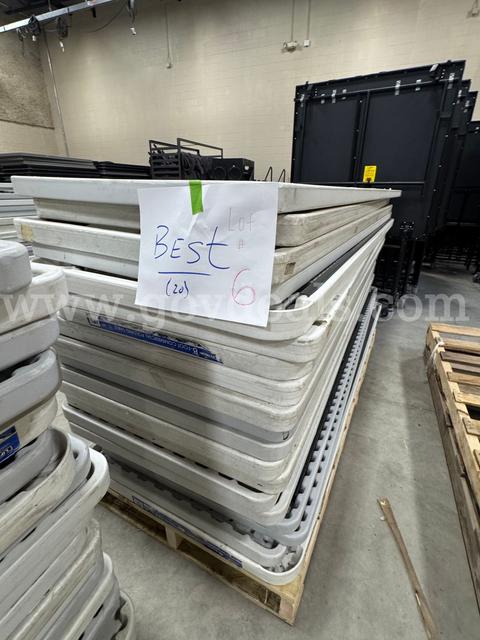 Lot of Folding Banquet Tables - 8 foot