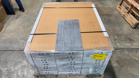 1944 sq. ft. Brand New - Teknoflor HPD 5301-9 Obsidian Premium Commercial-grade glue-down flooring - 28 mil Wear Layer