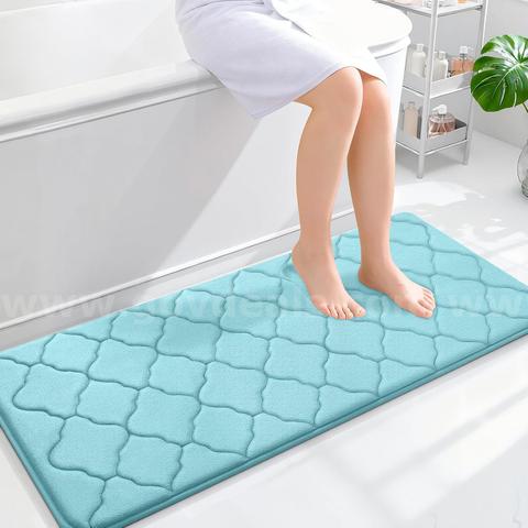 Brand New - Memory Foam Bath Mat Rug 47"x20", Non-Slip Machine Washable Bath Carpet - Shipping Available