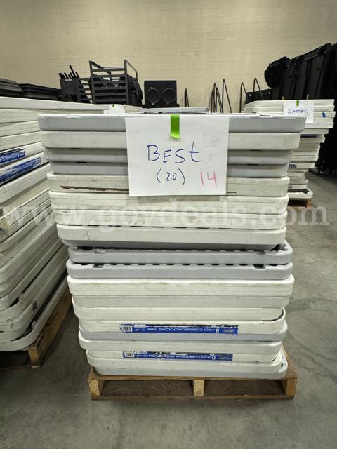 Lot of Folding Banquet Tables - 8 foot