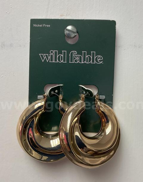 Chunky Gold Hoop Earrings - MUST PICK UP ITEM