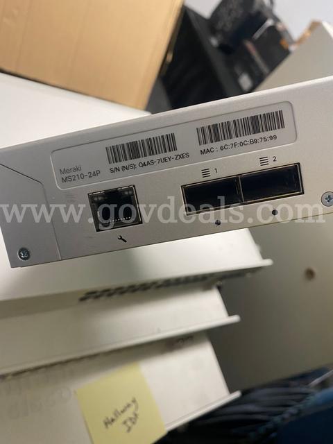 Meraki MS210-24P 24-Port Switch; Lot of 3