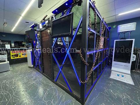 Complete Virtual Reality Escape Room System designed for commercial entertainment centers, VR arcades