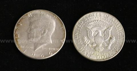 127 U.S. Kennedy Clad Half Dollar Coins