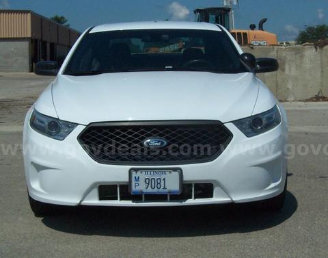 White 2013 Ford Interceptor Sedan