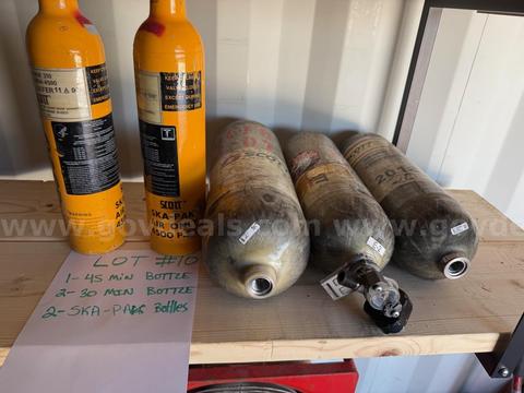 Out of Service Scott Air Cylinders