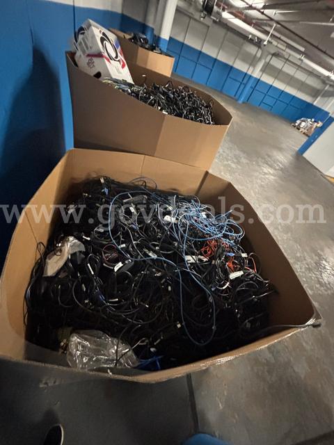 2 Pallets of Miscellaneous Cords & Cables (PICK-UP ONLY)