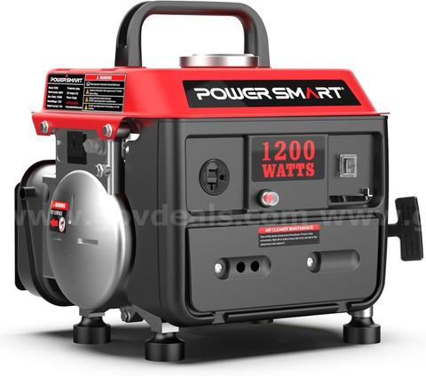 FREE SHIPPING β NEW 1200-Watt Portable Generator, Super Quiet, 37lb Lightweight, 5hr Runtime, 120V/12V