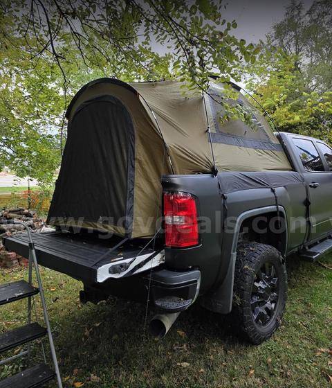 FREE SHIPPING - Factory Sealed: Waterproof Truck Bed Tent for Camping β Fits 5.5β6ft Beds β 2β3 Person Tent with Windows