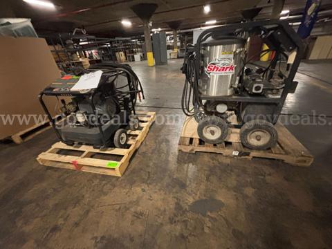 2 Pallets of Marathon Electric & Shark Commercial Pressure Washers (PICK-UP ONLY)
