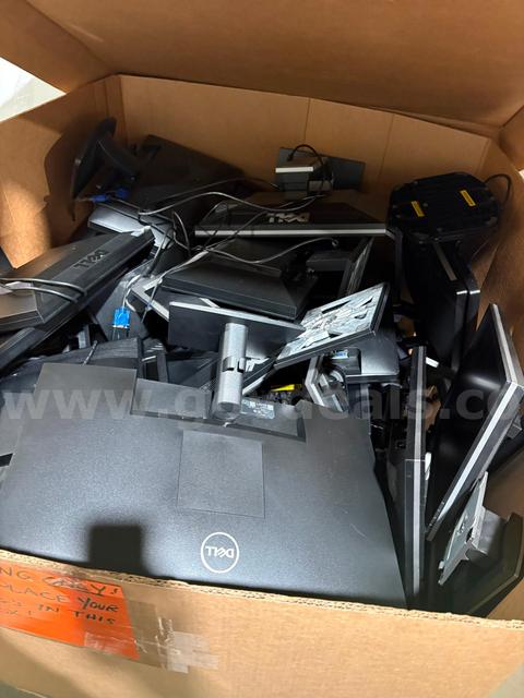 Approximately 50 assorted used computer monitors from 17"-19"