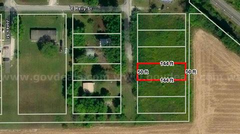 ($1-Starting Bid) (50' X 145') City Lot in Marissa, IL (Lot 1 of 3 Lots)