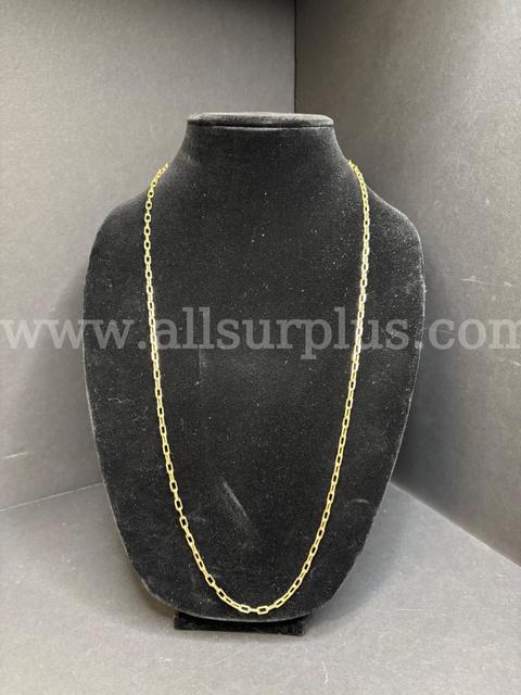 French Necklace/Chain (Marked: 14k)