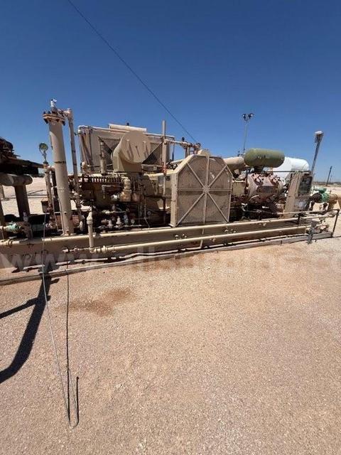 Compressor, Ajax DPC-280 2LE, 265-440RPM, w/ Murphy Panel & Ace Cooler, Skidded