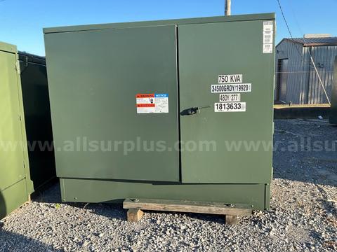 (Qty. 8) 750 KVA Pad Transformers - NEW & Unused