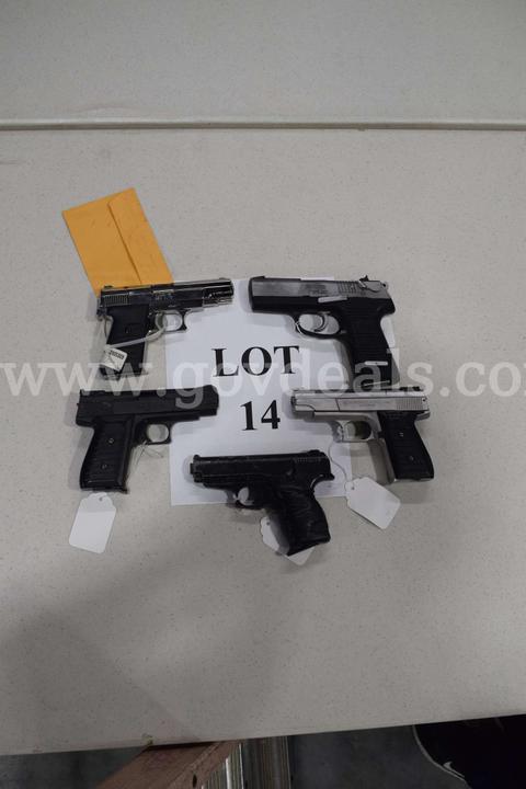 5 Handguns - Lot 14