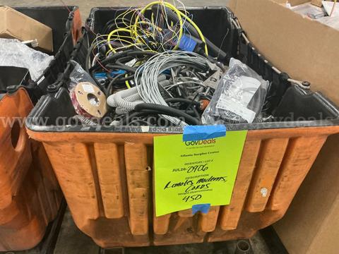 Salvaged: "Modems, Remotes, Cords and Accessories" (JUL26-0906)