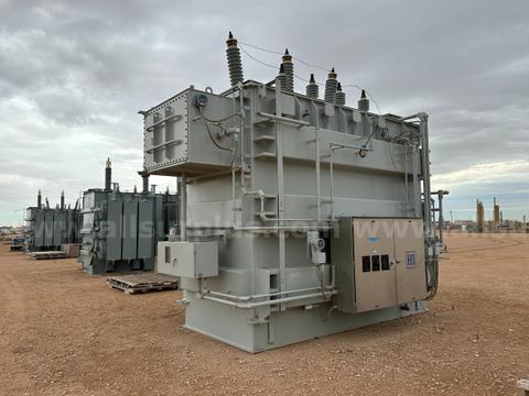 Substation Transformer, 24 / 32 / 40 MVA, 138000 - 21600Y / 12470, 3ph, LTC, UNUSED, Qty 1