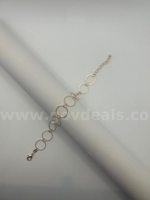 Beautiful, Ladies, 24k Gold Filled, 8-91/2” Circle Bracelet
