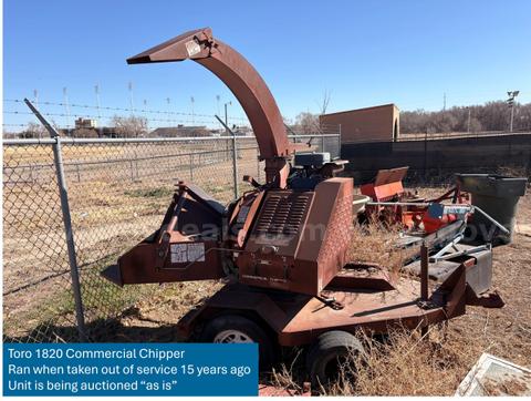 Toro 1820 Commercial Chipper