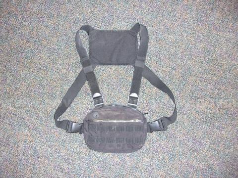 Black Backpack Fannypack