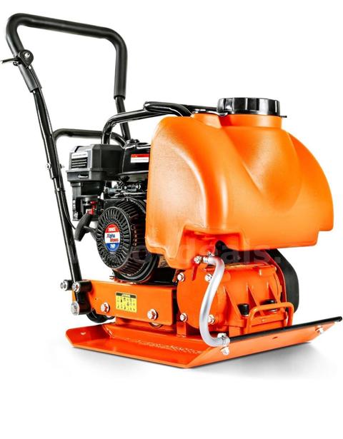 FREE SHIPPING - Heavy-Duty 7HP Plate Compactor β 4,200 lbs Impact Force with Water Tank