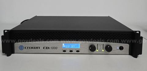 *Rare Find* Crown CDi 1000 Power Amplifier