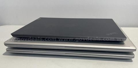 3 Lot HP ProBook G7 & Lenovo T14s Laptops