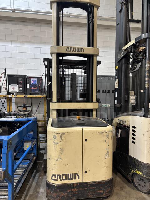 Crown SP 3000 Order Picker Forklift, Capacity 3,000lbs.