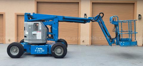 2015 Genie Z-34/22 Articulating Boom Lift ELECTRIC