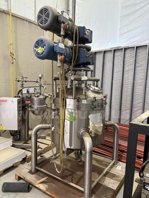 Cherry-Burrell Jacketed Double Motion Kettle