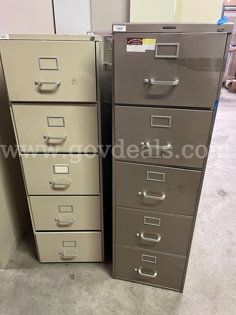 (2) Broken Metal File Cabinets