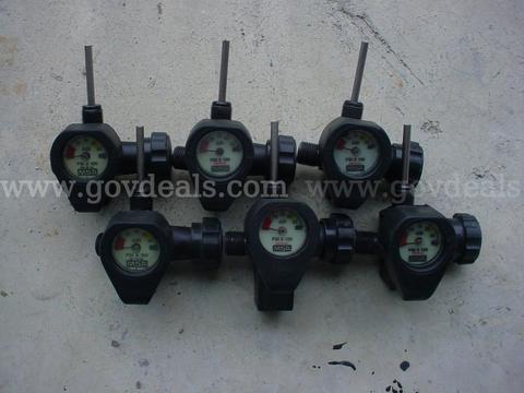 6 MSA LP air tank cylinder valves