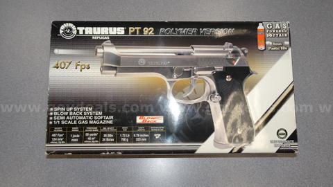 Taurus PT92 Polymer Version Gas Powered Airsoft Gun