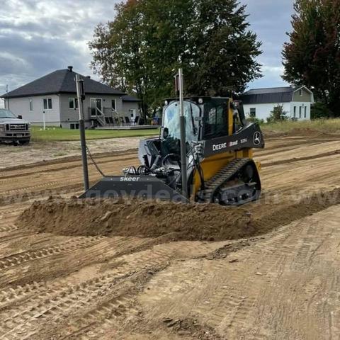 Skeer Machine Control Ready Grader Attachment Skid steer