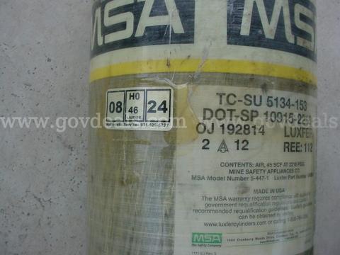 MSA LP 2216 air cylinder tank cylinder