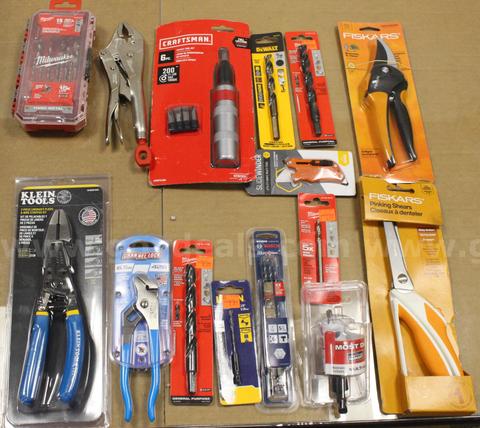 Approximately 9 lbs. of Assorted Brand-name New Tools/etc., #35900