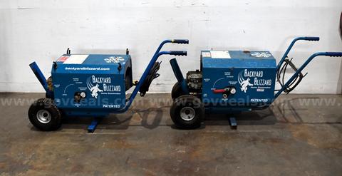 LOT OF (2) Backyard Blizzard Real Snow Maker Machine Home Ski Resort Cannon Compressor Pump