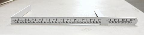 LOT OF (200) Aluminum X-Ray Calipers