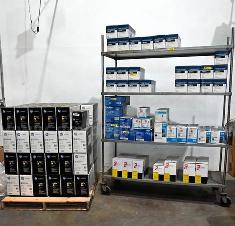 LOT OF (95) NEW Printer Toner Cartridges