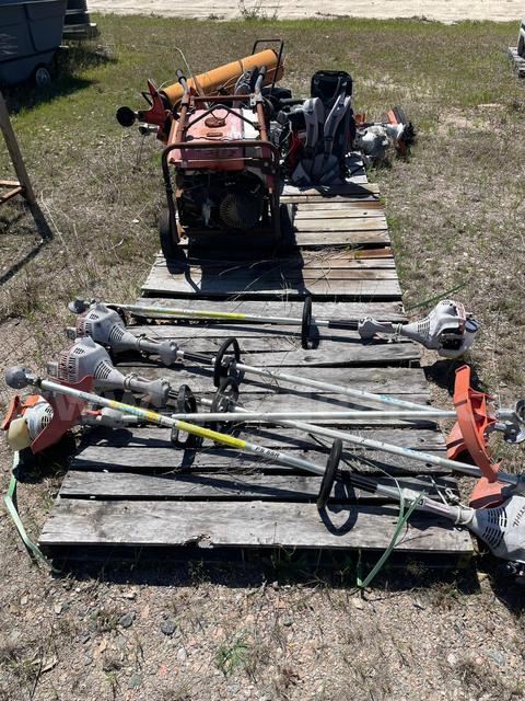 3 Pallets of Misc Lawn & Power Equipment