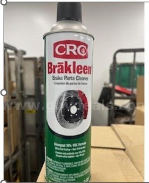 Brake Parts Cleaner, Lot of 50 cans