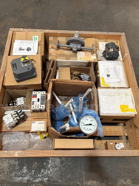 Electrical Supplies, Gauges, Thermometers, Starters, Regulators, Qty 21